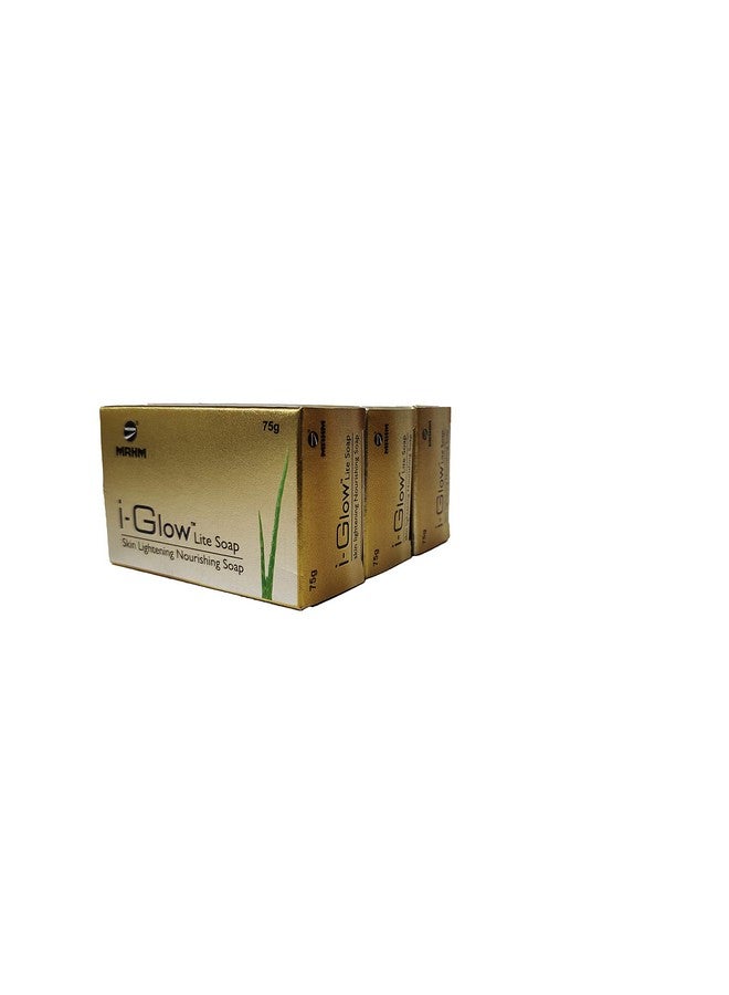 MR&HM MRHM | i-Glow Lite Soap | Skin Lightening & Nourishing soap with Natural extract & 0.5% Salicylic Acid | 75g X 3 - Image 3