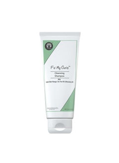 Fix My Curls Cleansing Shampoo For Curly Hair & Wavy Hair| Enriched With Apple Cider Vinegar, Tea Tree & Rosemary Oil| Anti-Frizz, Anti-Itch | Ph Balanced, Paraben-Free, Silicone-Free & Sulfate-Free| 100Ml  - Image 1