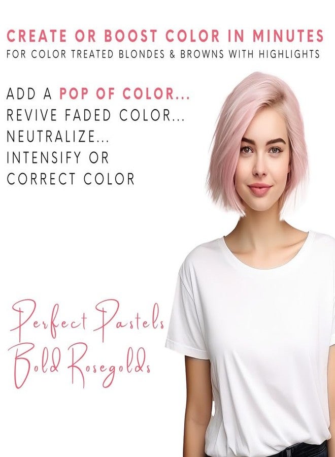 Watercolors Water Colors INTENSE METALLIC Color Depositing Sulfate-Free Shampoo, Maintains & Enhances Hair color Hair Dye Wash (Intense Metallic Rosegold - 8.5 oz) - Image 2