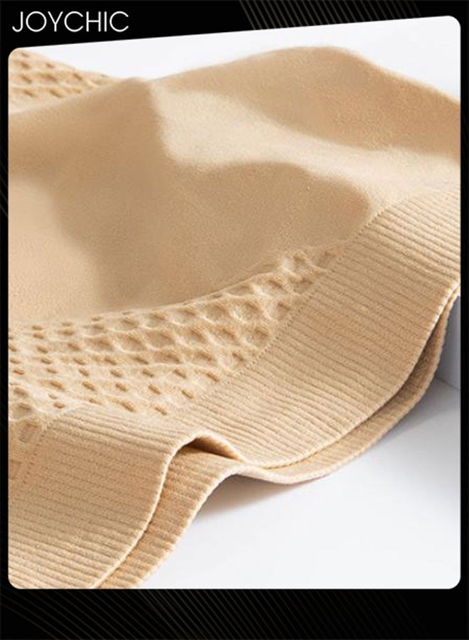 Joychic شورتات نسائية صيفية بتصميم ثلاث قطع، صديقة للبشرة وقابلة للتنفس، شورتات بدون seams بتصميم خلية النحل - Image 4