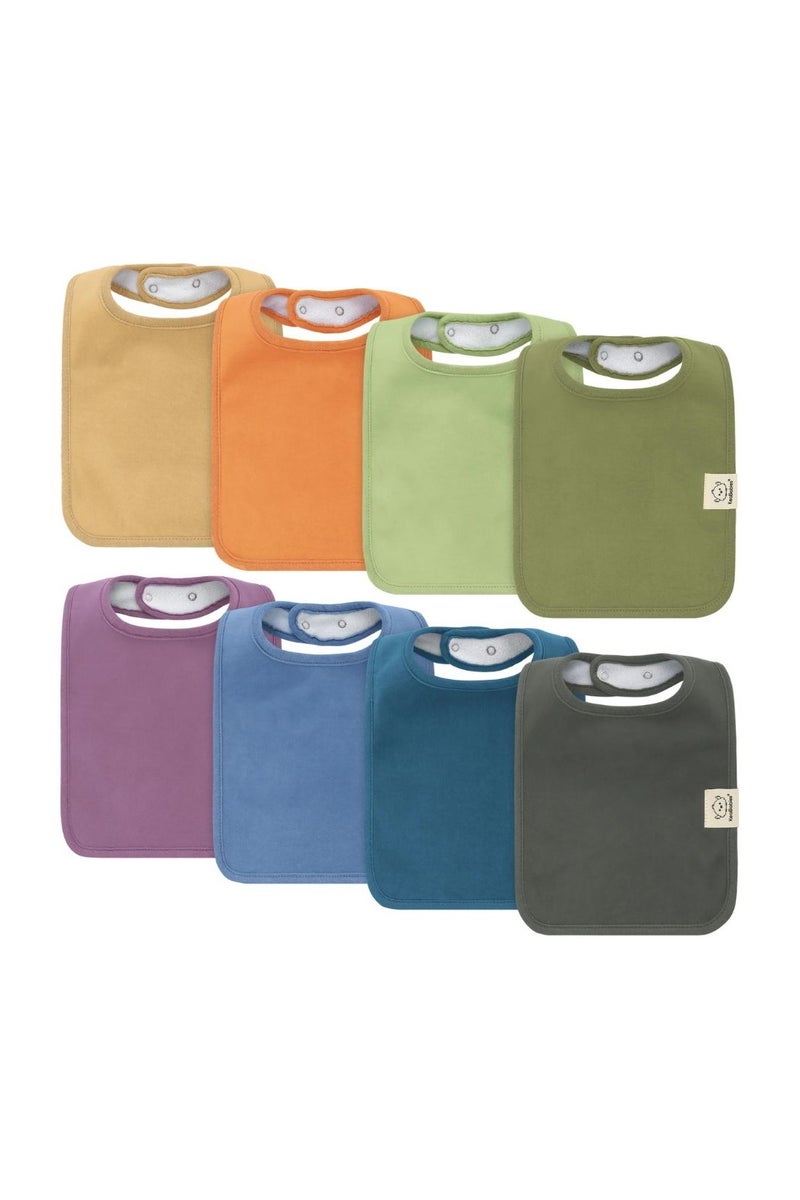 KeaBabies 8-Pack Coast Drool Bibs (Cruise)  - Image 1