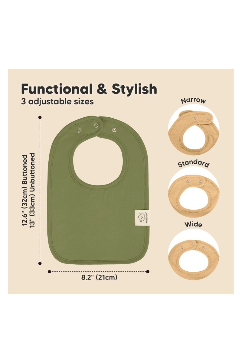 KeaBabies 8-Pack Coast Drool Bibs (Cruise)  - Image 2