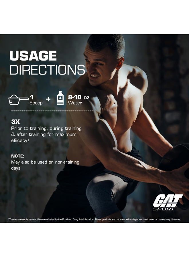 GAT SPORT Flexx EAAs + Hydration, Advanced Essential Amino Acids, 30 Servings (Blue Razz) - Image 5
