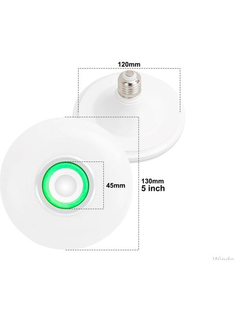 Gaman New Generation Bluetooth Speaker Controlled RGB Smart LED Bluetooth Bulb 16 Colors Ufo Type
