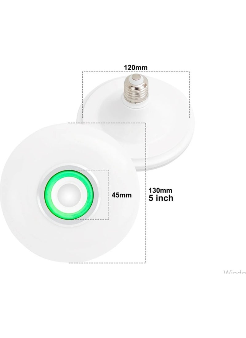 Gaman - Gaman New Generation Bluetooth Speaker Controlled RGB Smart LED Bluetooth Bulb 16 Colors Ufo Type - Image 1