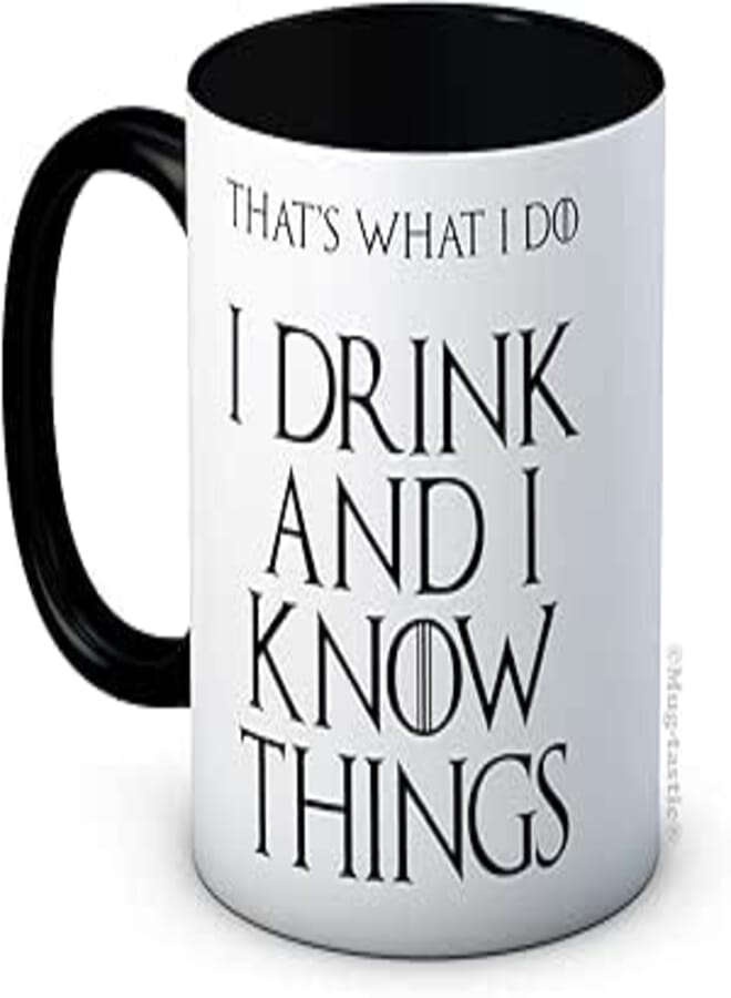 ELLA - Printed Mug - Game Of Thrones - I Drink and I Know Things - 320ml