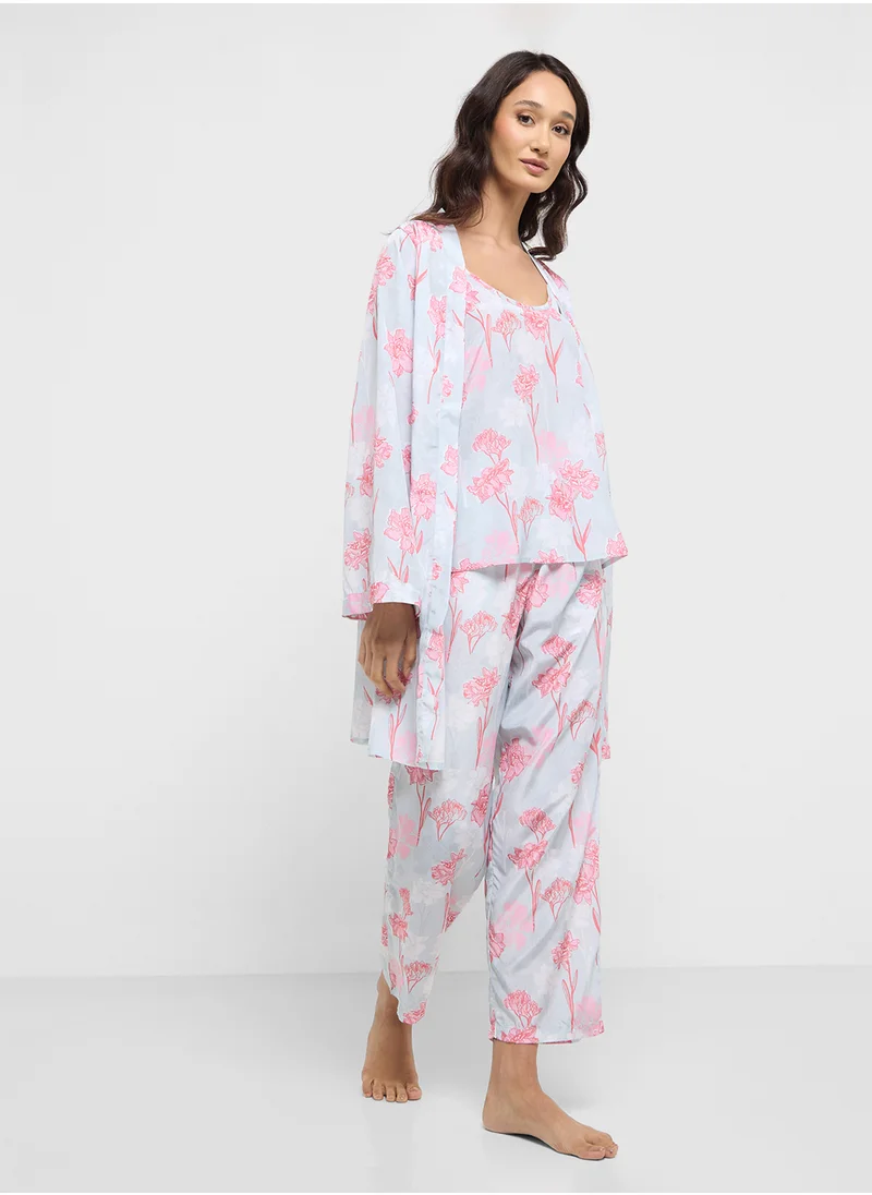 ELLA 3 Piece Pyajama Set