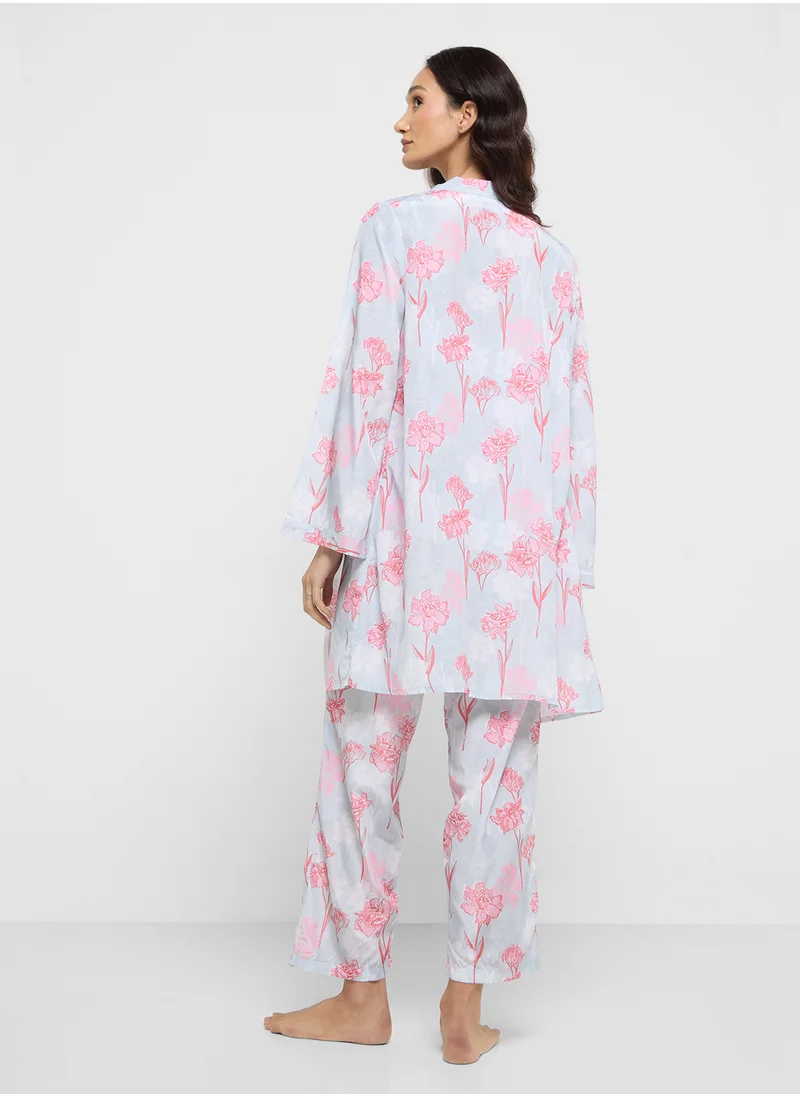 ايلا 3 Piece Pyajama Set