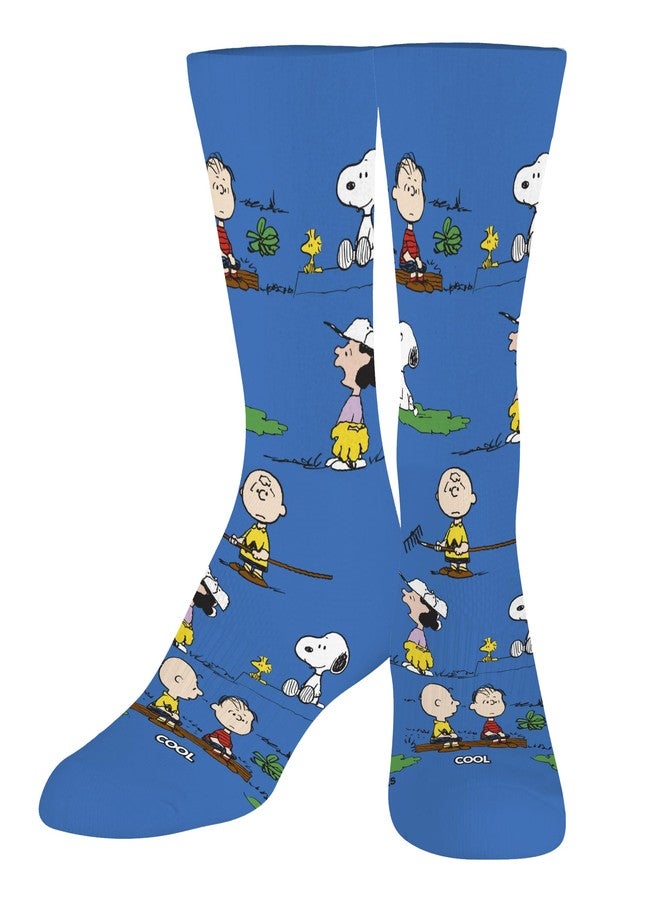 Odd Sox Cool Sock - Charlie Brown & The Outdoors Crew Socks - Official Peanuts Comic Strip Designs - Size Large for Men & Women - Fun Cotton Blend Novelty Gift for Adults - Image 2