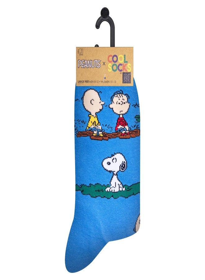 Odd Sox Cool Sock - Charlie Brown & The Outdoors Crew Socks - Official Peanuts Comic Strip Designs - Size Large for Men & Women - Fun Cotton Blend Novelty Gift for Adults - Image 5