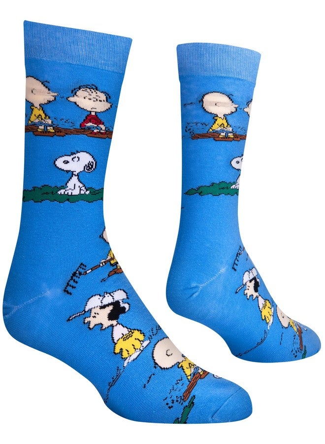 Odd Sox Cool Sock - Charlie Brown & The Outdoors Crew Socks - Official Peanuts Comic Strip Designs - Size Large for Men & Women - Fun Cotton Blend Novelty Gift for Adults - Image 3