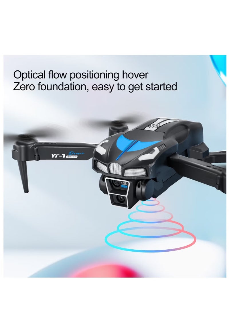Experience the Future of Aerial Photography with the YT-1 Drone: Featuring a Pro-Grade Triple Camera System, 50x Digital Zoom, 120° Wide-Angle Lens, and Adjustable Shooting Angles. Perfect for Creating Stunning HD Content with Real-Time Image Transmission and Easy APP Control for Beginners and Experts Alike（2 Batterires)  - Image 5