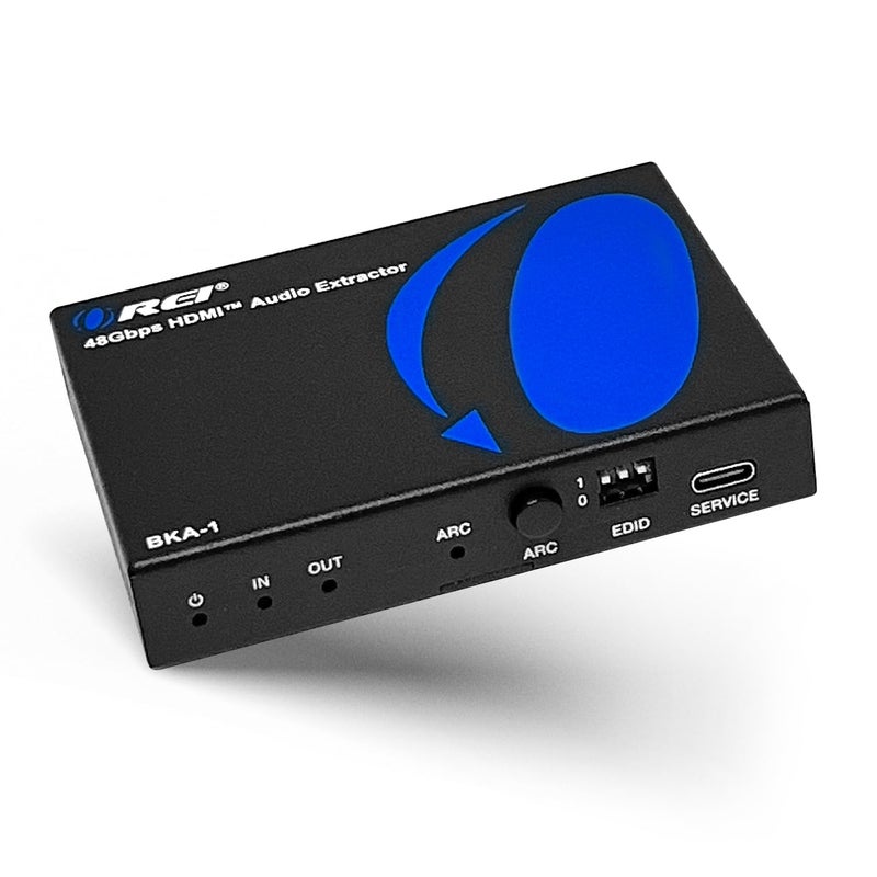 OREI 8K Audio Extractor HDMI UltraHD 4K @ 120Hz 48G HDMI 2.1 Audio Converter for PS5 SPDIF + 3.5mm Output HDCP 2.3 - Dolby Digital/DTS Passthrough CEC, HDR, Dolby Vision, ARC, HDR10+ (BKA-1) - Image 1