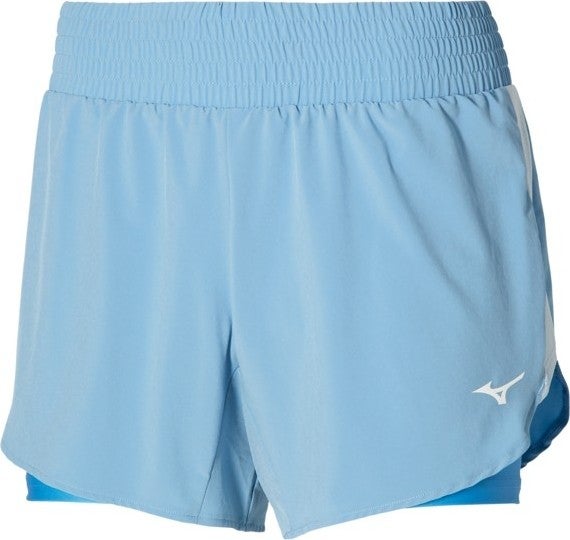 Mizuno 2in1 4.5 Women's Shorts Blue  - Image 1