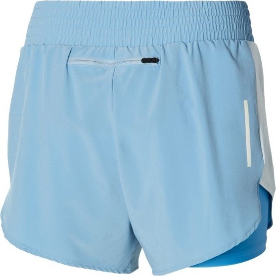 Mizuno 2in1 4.5 Women's Shorts Blue  - Image 2