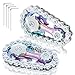LENDOD 2 Pack Classic Silver Bike Chain Metal Fidget Spinners for Adults Teen Kids 812 Cool Gadgets Office Desk Toy Stress Relief Items for Autism ADHD Anxiety Stocking Stuffers for Teen Boys Men Gift - Image 2