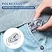 LENDOD 2 Pack Classic Silver Bike Chain Metal Fidget Spinners for Adults Teen Kids 812 Cool Gadgets Office Desk Toy Stress Relief Items for Autism ADHD Anxiety Stocking Stuffers for Teen Boys Men Gift - Image 4