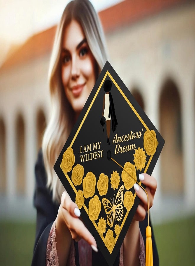 ADVANSYNC I Am My Ancestors' Wildest Dream Graduation Cap Topper - Image 4
