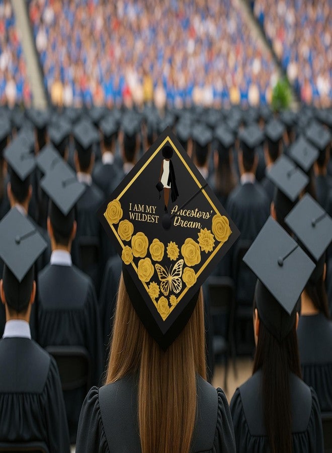 ADVANSYNC I Am My Ancestors' Wildest Dream Graduation Cap Topper - Image 5