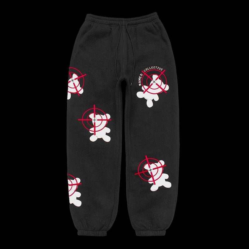 Y2K Embroidered Hoodie Unisex Loose Jacket Black Trousers - Image 1