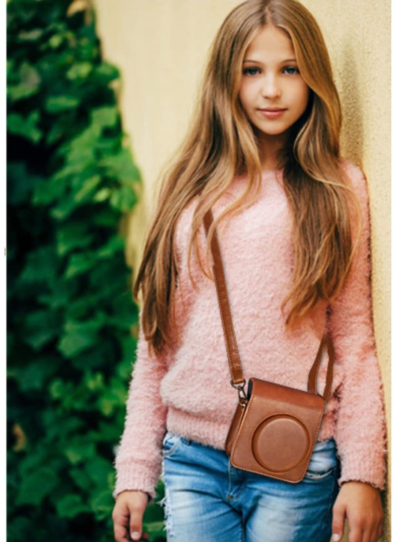 حقيبة كاميرا لكاميرا ميني 40، حقيبة حماية متوافقة مع كاميرا الفيلم الفوري Instax Mini 40 (أسود) - Image 4