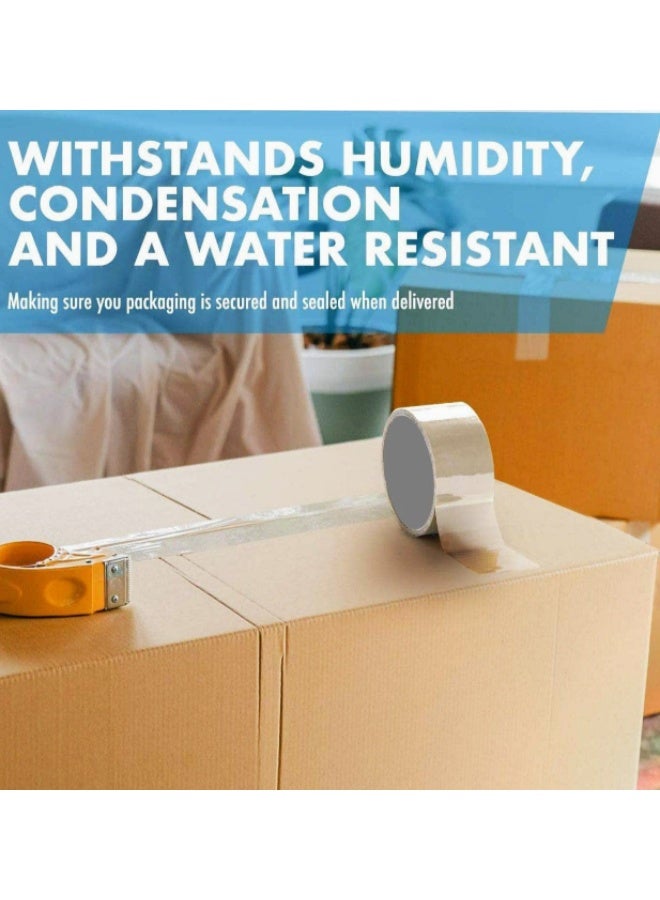 Roto 3 Rolls of 2" Transparent Tape ROTO 70 Yards for Packaging, Strong and Heavy Duty for Sealing Boxes, Parcels, Mail and Office Supplies - Image 5