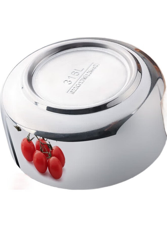 Newair 316L Stainless Steel Bowl, Children'S Household Baby Small Bowl, Adult Double-Layer Insulated Soup Bowl, Food-Grade Eating Bowl, Tableware - Image 2
