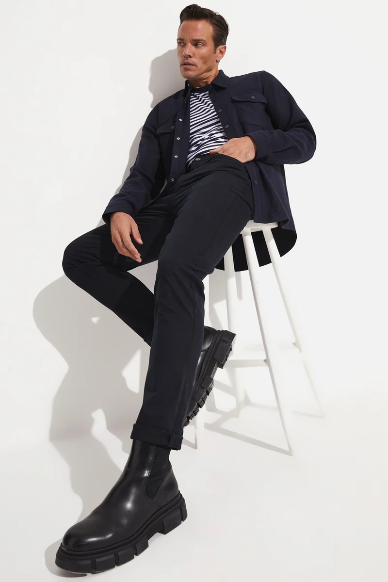 JUNE Exclusive Men's Regular Fit Five Pocket Chino Pants