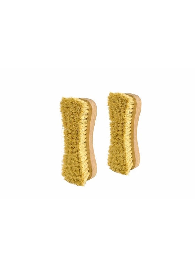 Naturolic All-Natural Wooden Scrub Brush Set | Wooden Handle | Tampico Bristle Brush for Cleaning | Eco Friendly Cleaning Products | Scrub Brush Set of 2 - Image 4