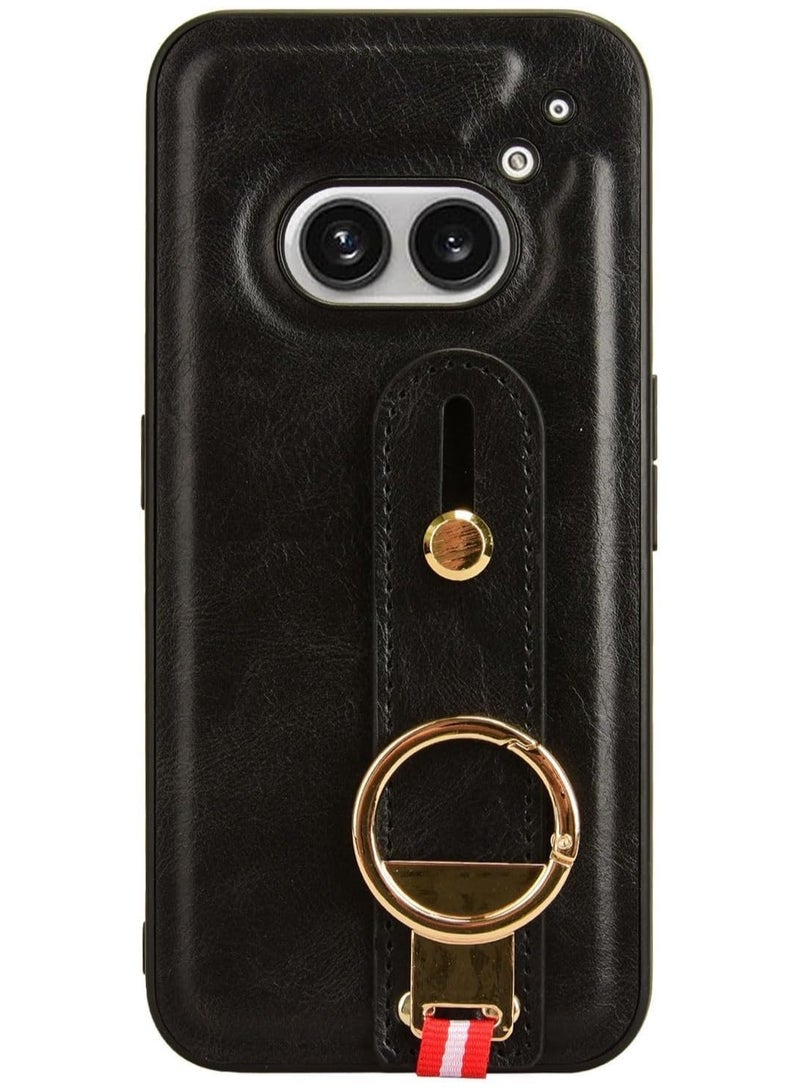 General Case Compatible with Nothing Phone Case 2a with Wristband, PU Leather Comfortable Feel Non-Slip Combination Phone Cover for Nothing Phone 2a  - Image 5