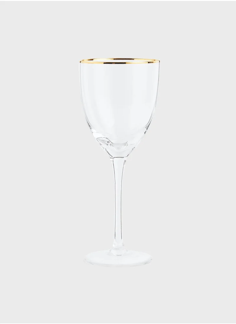 H&M Glass With Gold-Coloured Rim