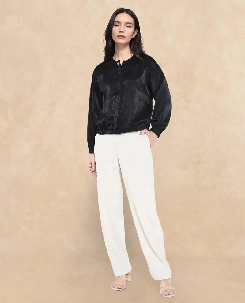 Rareism Women's Full Sleeve Plain Top