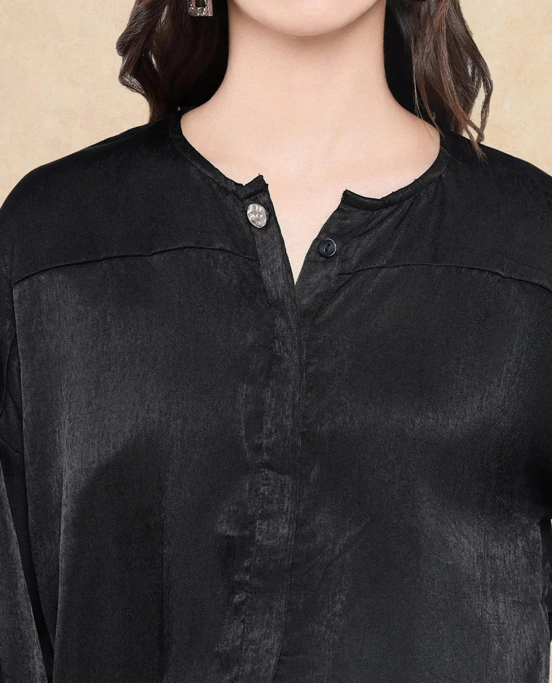 Rareism Women's Full Sleeve Plain Top