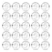 Entervending Capsule Vending Machine Round 50 pcs 11 inch 28mm Gumball Machine Capsules Bulk Clear Container Easter Basket Stuffers Birthday Gifts Pinata Stuffers DIY Craft Supplies Clear Capsules Empty - Image 2