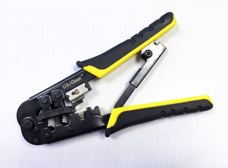 UbiGear® Network/Phone Cable Tester + RJ11/RJ12/RJ45 Network Cable Crimper + RJ45 CAT5e Connectors Plugs/Boots Stripper Network Tool Kits (Premium 568 Tool Kits) - Image 2