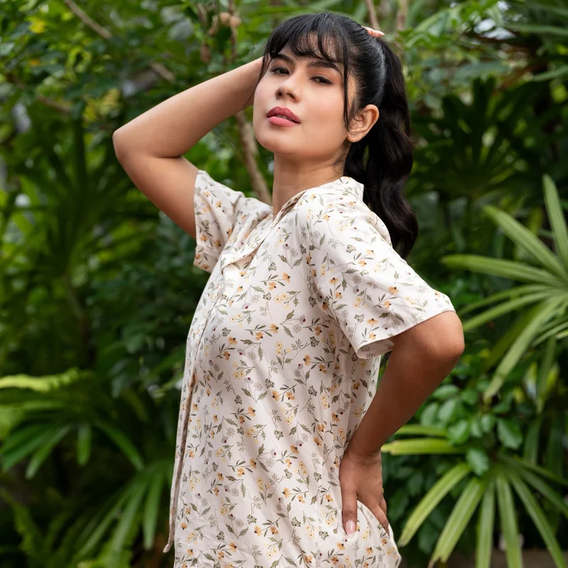 أدريا Aadaraya Pyjama Set Shirt and Trousers