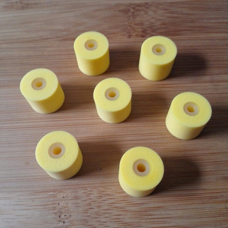 Shure SE535 Earphone Memory Foam Tips 3MM Yellow Pair