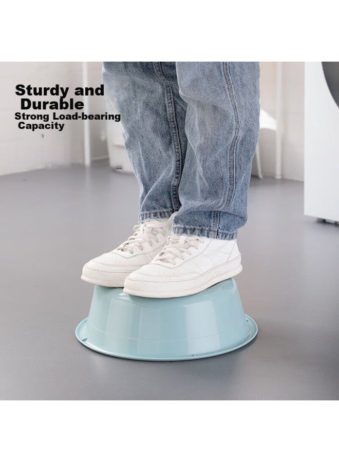Chahua Tea Flower Washbasin, 27cm, 1 Small Basin, Thickened Plastic Basin, Children's Laundry Basin, Foot Bath Basin, Water Basin, Vegetable Washing Basi - Image 3