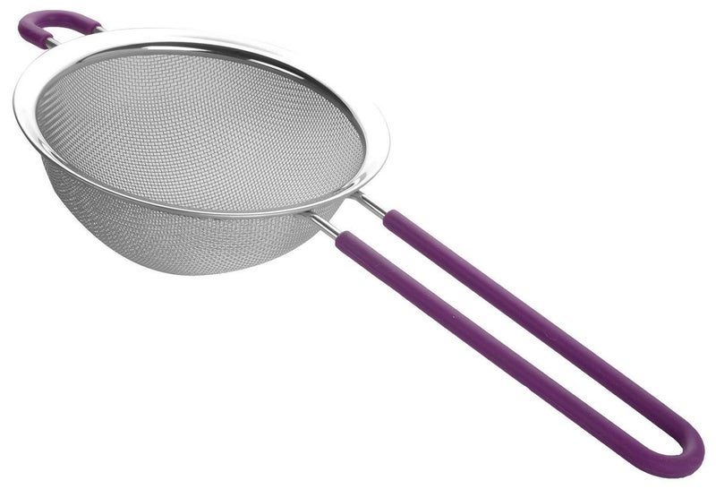 Petals 14cm Juice and Soup Strainer, Purple Colour - Image 5