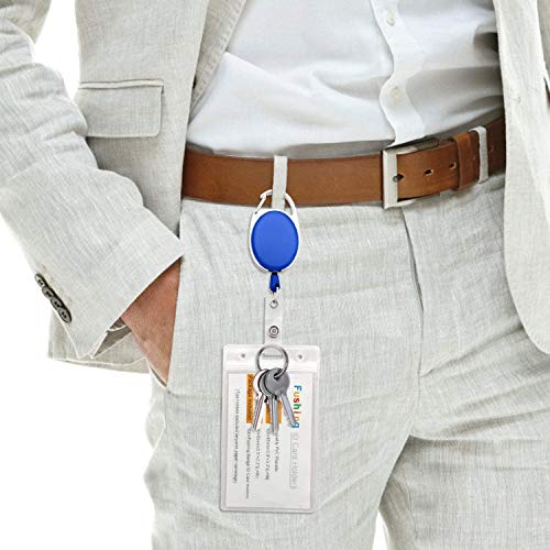 FEDUS I.D. Card Retractable Holder Badge Yo Yo Clip + Card Holder Pack 1 - Image 2