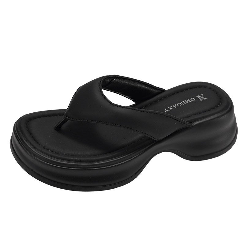 Women's Platform Flip Flop Slippers 2026, Thick Sole, Summer Outdoor, Fairy Style - Image 5