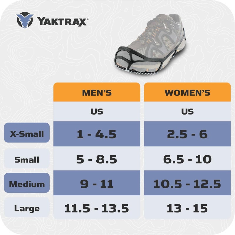 Yaktrax Walk Traction Cleats for Snow and Ice - Small Size - Image 4