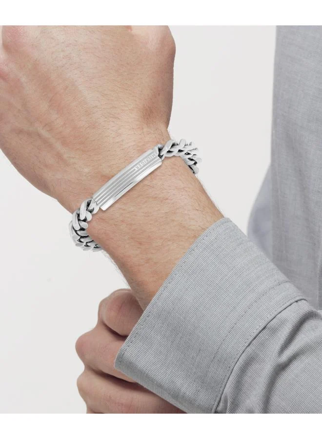 TOMMY HILFIGER  Tommy Hilfiger Jewelry Men's Bracelet in Stainless Steel with an Engraved Plaque - 2790345 for Men | Best Price UAE