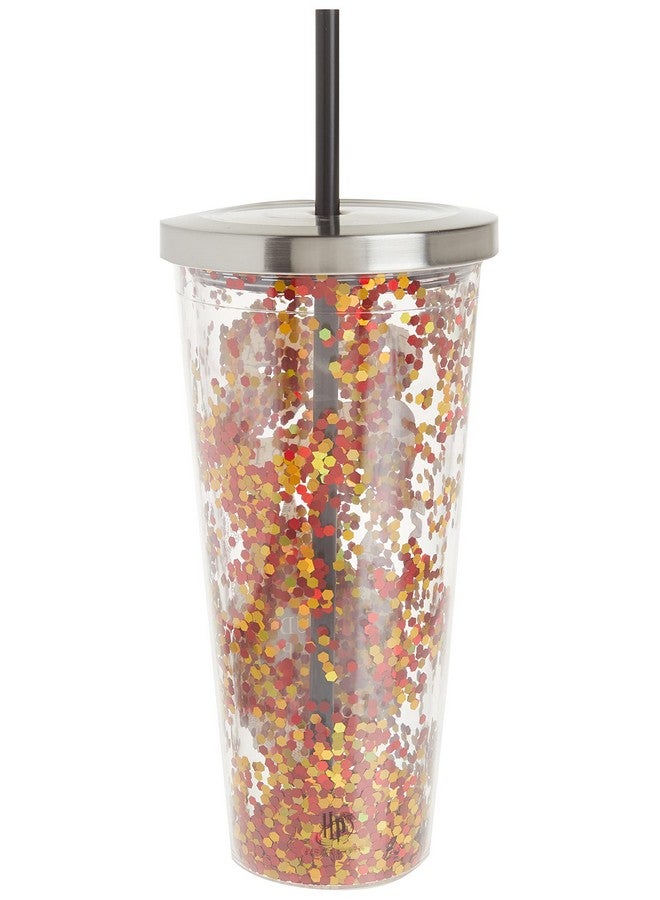 Spoontiques - Harry Potter Tumbler - Solemnly Swear Glitter Cup with Straw - 20 oz - Acrylic - Multicolored - Image 3