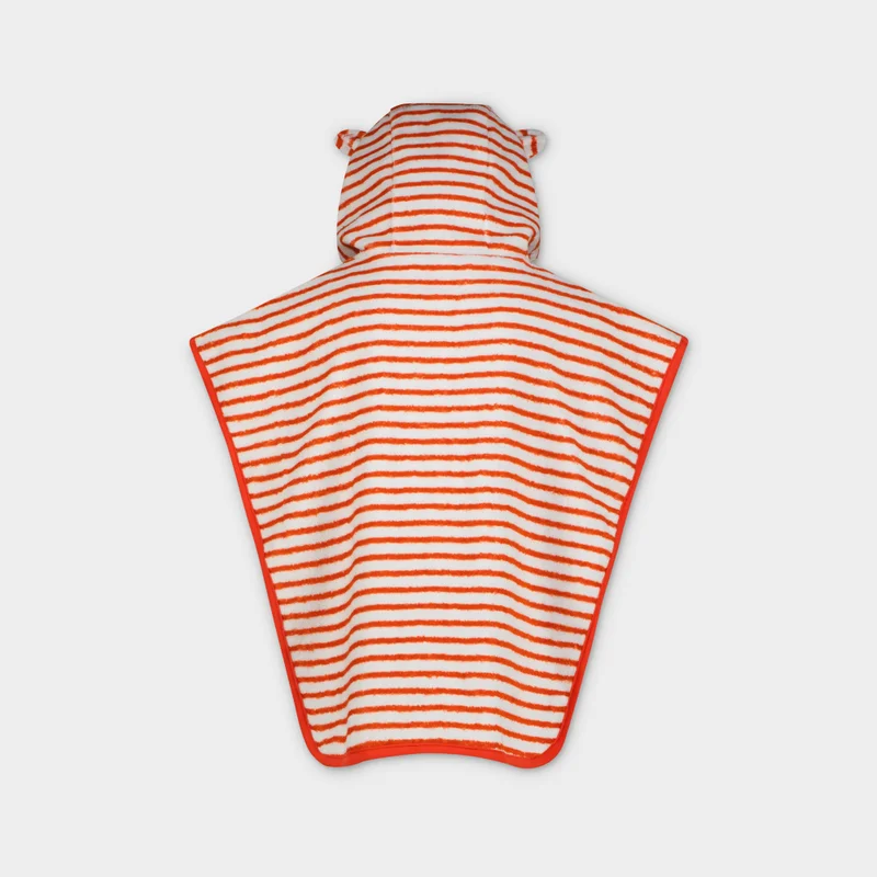 myko kids Red Mykonos Beach Poncho