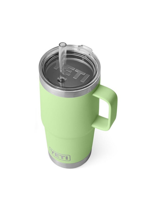 YETI YETI Rambler 25 oz Straw Mug, Vacuum Insulated, Stainless Steel, Key Lime  - Image 1