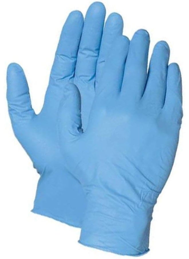 Vileda 40-Piece Food Safe Powder-Free Disposable Nitrile Gloves Light Blue Small/Medium VG33 - Image 3
