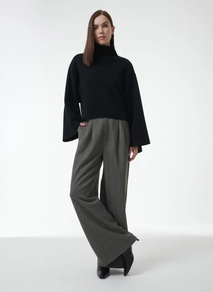 Leem Straight-Leg Trouser With Pleats