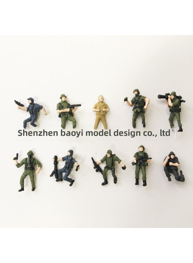 Sand Table Model Soldier 1:42 Soldier Model 1:87 Soldier Model Special Forces Model Character-Color:1:42(H = About 40MM)  - Image 2