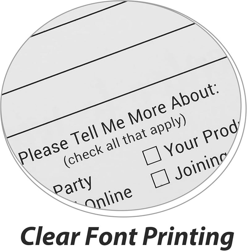 100 قطعة من تذاكر السحب الفارغة للمسابقات والفعاليات وجمع التبرعات - جمع المعلومات بسهولة - Image 4